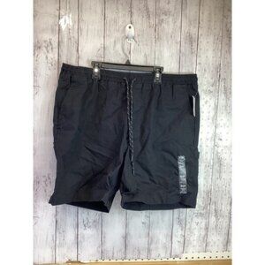 Preppy Streetwear corquette Utility Brooklyn Mens carpenter Shorts Black XL